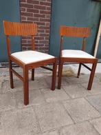Twee vintage stoelen, Huis en Inrichting, Stoelen, Gebruikt, Twee, Wit, Vintage