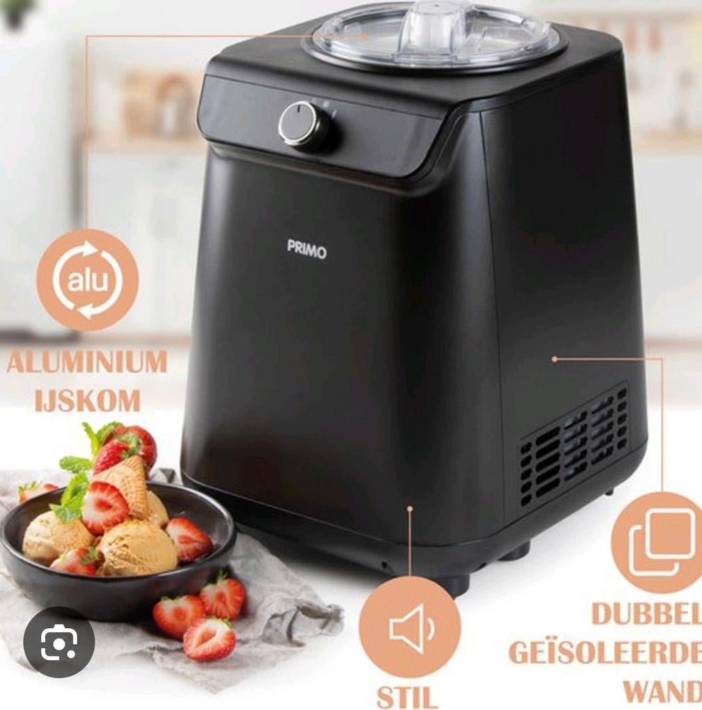 PRIMO PR404IM Ice Cream Machine – Ice Cream Maker ljsmachine, Witgoed en Apparatuur, IJsmachines, Ophalen, Zo goed als nieuw