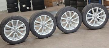 Nette 17" Orig AUDI A3 A4 TT Velgen+Goede Banden 5x112 Caddy beschikbaar voor biedingen