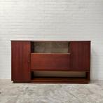 Retro vintage design 60s wandkast dressoir meubel kast, Ophalen, Gebruikt, Minder dan 150 cm, Minder dan 100 cm