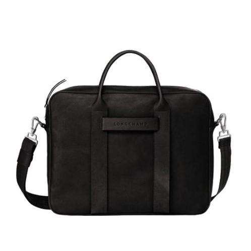 Longchamp 3D Document Holder L2101773 Black NEW, Sieraden, Tassen en Uiterlijk, Tassen | Damestassen, Nieuw, Schoudertasje, Zwart