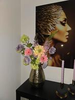 Kunstboeket met Silka bloemen., Huis en Inrichting, Woonaccessoires | Kunstplanten en Kunstbloemen, Ophalen of Verzenden, Zo goed als nieuw