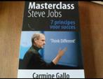 Masterclass Steve Jobs, 7 principes voor succes - C. Gallo, Ophalen of Verzenden, Zo goed als nieuw