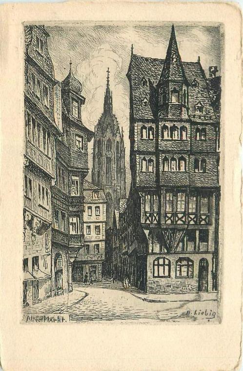 (381-237-033) Aller Markt, Verzamelen, Ansichtkaarten | Buitenland, Duitsland, Verzenden