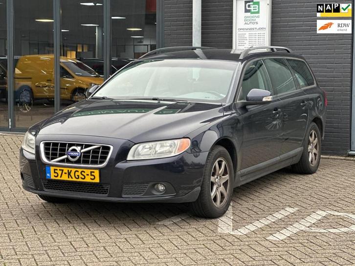 Volvo V70 2.0D /NAVI/LEDER/TREKHAAK/NAP!, Auto's, Volvo, Bedrijf, Te koop, V70, Airconditioning, Bluetooth, Centrale vergrendeling