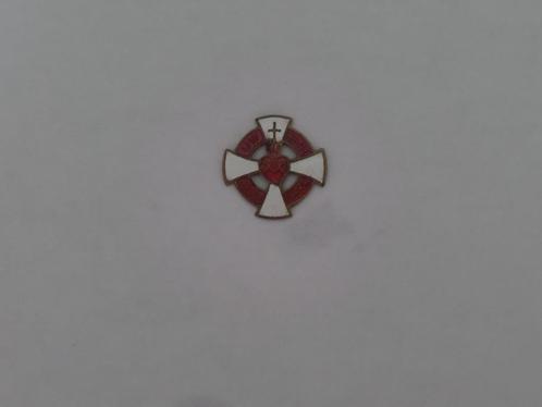 Pin, HEER UW RIJK KOME, messing/email-(#8403), Verzamelen, Speldjes, Pins en Buttons, Gebruikt, Speldje of Pin, Overige onderwerpen