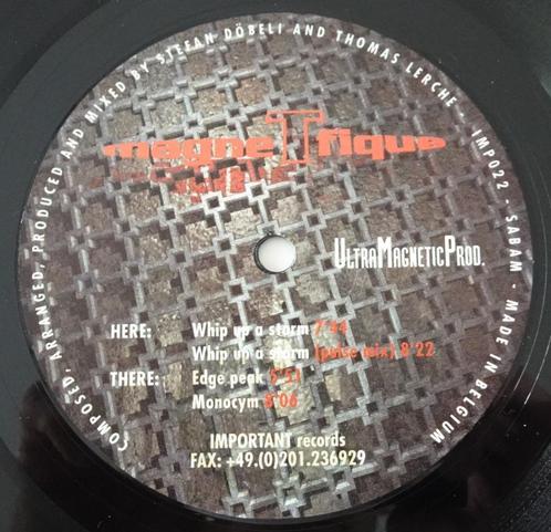 Magnetfique - Whip Up A Storm 12'' Techno / Acid Vinyl 1996, Cd's en Dvd's, Vinyl | Dance en House, Zo goed als nieuw, 12 inch