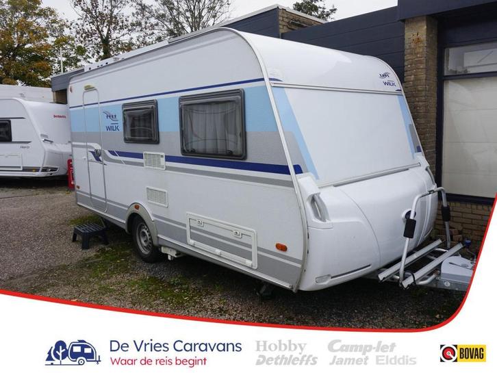 Wilk S4 450 RS Mover,Voortent,Bankairco!, Caravans en Kamperen, Caravans, Bedrijf, tot en met 4, 750 - 1000 kg, Rondzit, Wilk