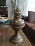 antiek koperen olielampje, Ophalen of Verzenden