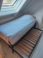bed incl. onderschuifbed 90x200, Huis en Inrichting, Ophalen, Gebruikt, Zwart, Tweepersoons