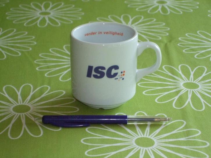 ISC Politie Justitie en Veiligheid - koffiekopje, Verzamelen, Overige Verzamelen, Zo goed als nieuw, Ophalen of Verzenden