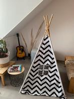 Tipi tent zwart wit strepen, Ophalen, Zo goed als nieuw