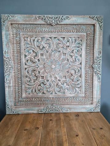 Handgemaakt WANDPANEEL 90x90cm beschikbaar voor biedingen