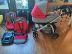 complete set peg perego kinderwagen + autozitjes + isofix, Gebruikt, Combiwagen, Verstelbare duwstang, Ophalen