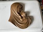 Maria met kind muur ornament, Ophalen of Verzenden, Gebruikt, Mens