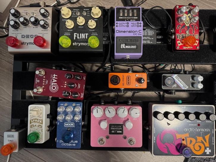 GITAAR PEDALBOARD FIRE SALE - Boss MXR Keeley EHX Strymon, Muziek en Instrumenten, Effecten, Zo goed als nieuw, Chorus, Delay of Echo