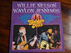 LP - Willie Nelson & Waylon Jennings - 18 Golden Hits, Ophalen of Verzenden, Zo goed als nieuw, 12 inch