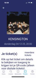 Kensington 4 december, Tickets en Kaartjes, Twee personen, December