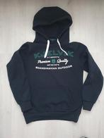 Donkerblauwe hoodie van Kjelvik maat S, Ophalen of Verzenden, Zo goed als nieuw, Maat 36 (S), Blauw