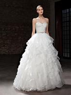 Trouwjurk Demetrios 7820 Carnaval maat 36-38, Ophalen, Zo goed als nieuw, Feestartikel, Carnaval