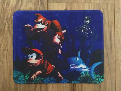 Donkey Kong Country Super Nintendo SNES 64 Retro Muismat, Computers en Software, Muismatten, Zo goed als nieuw, Ophalen of Verzenden