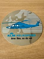 KLM Helikopters Sticker, Verzamelen, Luchtvaart en Vliegtuigspotten, Ophalen of Verzenden, Zo goed als nieuw