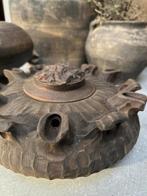 Houten tuit beker vriendschaps beker oosters, Antiek en Kunst, Curiosa en Brocante, Ophalen of Verzenden