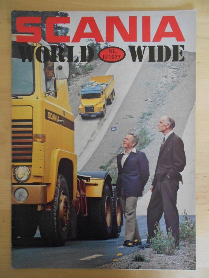 Scania Worldwide tijdschrift nummer 2 1977 - NL, Boeken, Auto's | Folders en Tijdschriften, Zo goed als nieuw, Overige merken