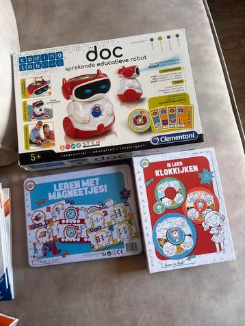 Educatieve Spellen Set: Robot, Klokkijken & Rekenen beschikbaar voor biedingen