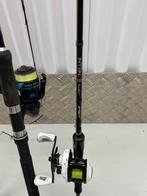 Diverse hengels en molens - Complete set, Watersport en Boten, Ophalen, Gebruikt, Complete set