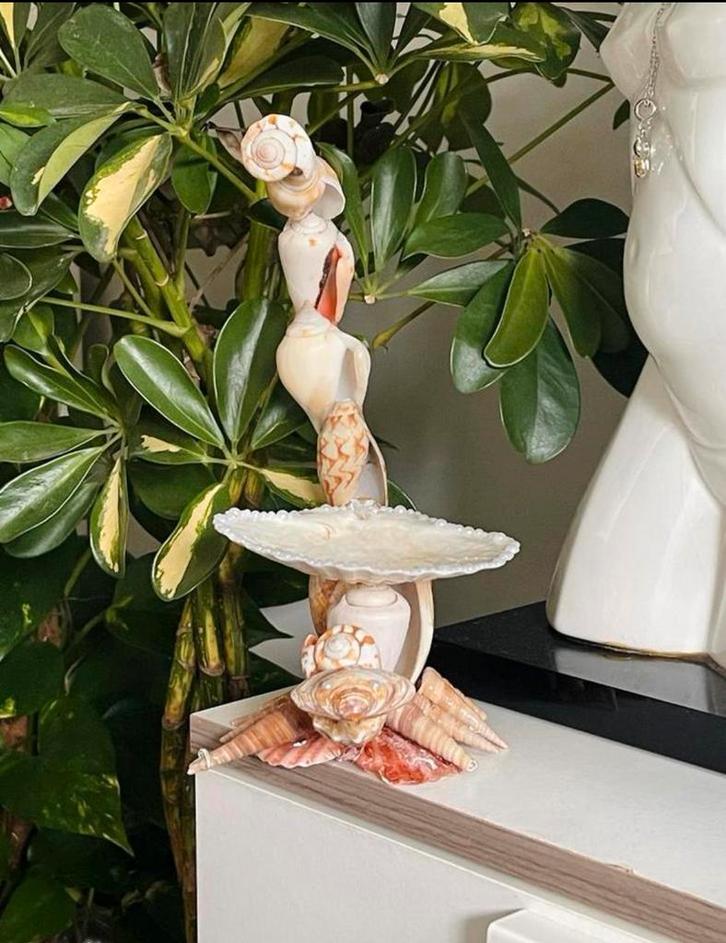NIEUW! Vintage schorpioen schelpen bakje - uniek design!, Huis en Inrichting, Woonaccessoires | Schalen en Manden, Nieuw, Schaal