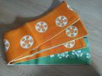 Traditionele Japanse obi hanhabaobi oranje groen, Ophalen of Verzenden