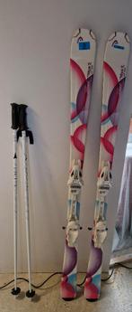 Ski's met skistokken, Ophalen, 140 tot 160 cm, Gebruikt, Skiën