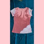 "Oud" roze zomer t-shirt katoen Maat S M, Kleding | Dames, T-shirts, Maat 42/44 (L), Ophalen of Verzenden, Roze, Zo goed als nieuw