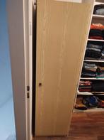 Houten kledingkast met hangruimte, Ophalen, Gebruikt, Met hangruimte, 50 tot 100 cm