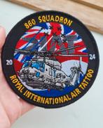 860 squadron RIAT patch, Verzamelen, Luchtvaart en Vliegtuigspotten, Ophalen of Verzenden, Zo goed als nieuw, Patch, Badge of Embleem