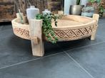 Chakki suar salontafel Indonesie houtsnijwerk xxl massief, 50 tot 100 cm, Minder dan 50 cm, Nieuw, Chakki oosters Indonesie bali