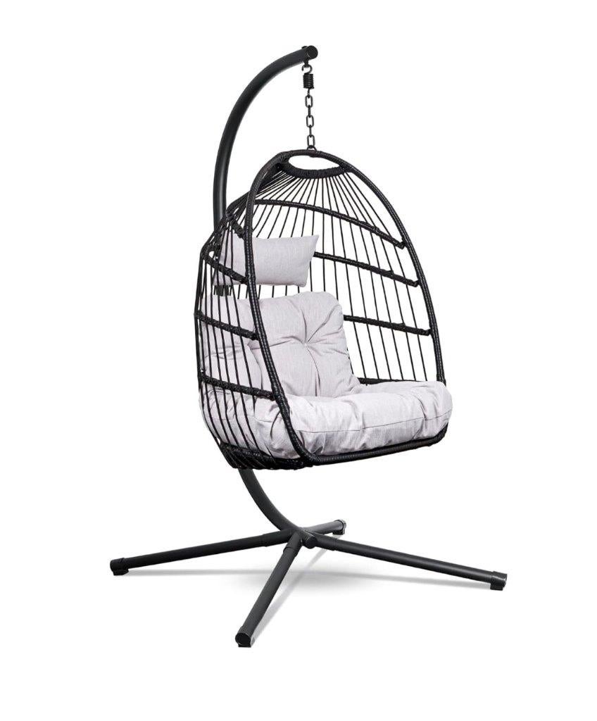 Swoods Hangstoel inklapbaar tot 150 kg SCT-120, Tuin en Terras, Tuinstoelen, Ophalen, Swoods, Nieuw, /