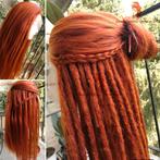 Handgemaakte Dreadlock Pruik - Koper/Gember, Ophalen of Verzenden, Nieuw, Pruik of Haarverlenging