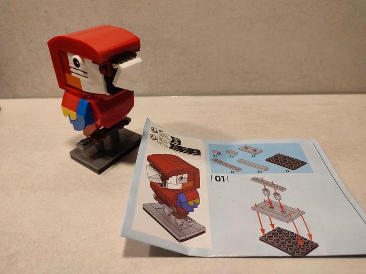 Funny Animals Papegaai Mini Blocks, Kinderen en Baby's, Speelgoed | Bouwstenen, Ophalen of Verzenden