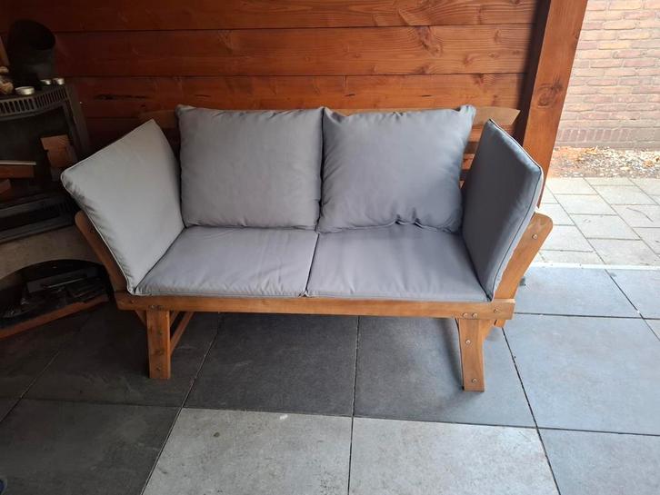 Tuinbank Sevilla - Houten Tuinbank, Tuin en Terras, Tuinbanken, Gebruikt, Hout, Ophalen of Verzenden