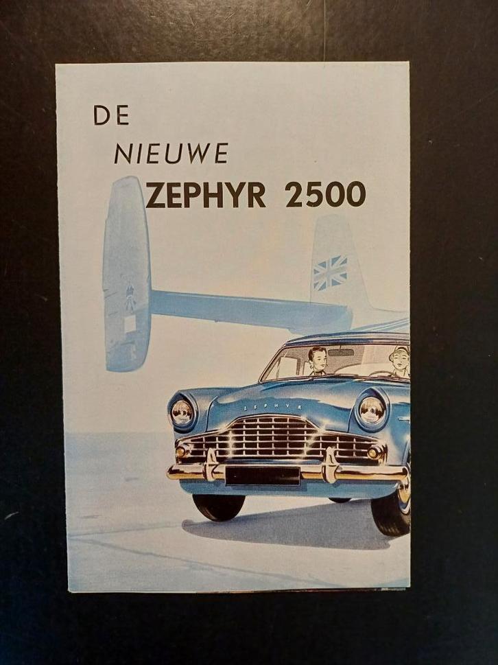 Ford ZEPHYR 2500 brochure folder origineel NL, Boeken, Auto's | Folders en Tijdschriften, Zo goed als nieuw, Ford, Ophalen of Verzenden