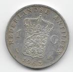 Nederlandse Antillen 1 gulden 1963 KM# 2, Postzegels en Munten, Munten | Amerika, Zilver, Losse munt, Verzenden, Midden-Amerika