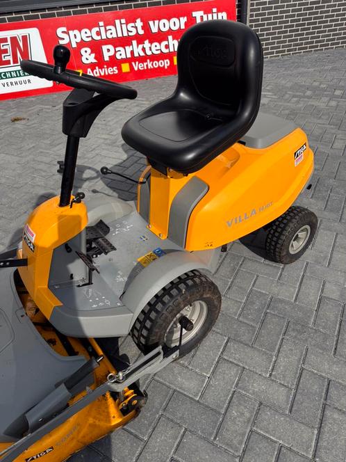 Stiga Villa 14 HST, Tuin en Terras, Zitmaaiers, Gebruikt, Minder dan 90 cm, Elektrische starter, Mulchfunctie, Ophalen of Verzenden