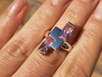 Vanoli 925 zilveren design ring met roze topaas maat 16, Daiva1973@hotmail.com, Vanoli, Amsterdam, Nieuw