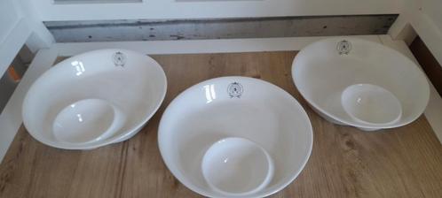 3 borden/snackschalen/mosselborden riviera maison, Huis en Inrichting, Keuken | Servies, Zo goed als nieuw, Bord(en), Overige stijlen