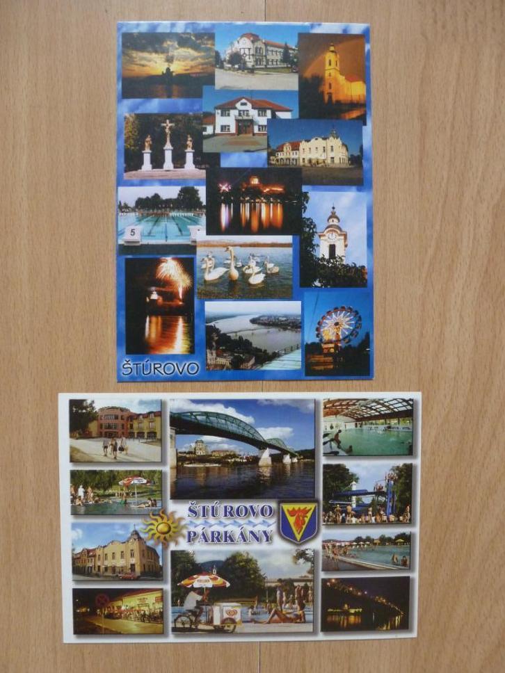 Ansichtkaart ansicht kaart Slowakije Štúrovo - Párkány - 2x, Verzamelen, Ansichtkaarten | Buitenland, Ongelopen, Overig Europa