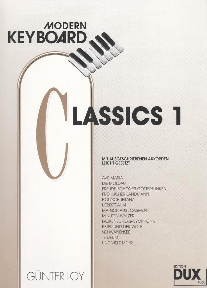GUNTER LOY - MODERN KEYBOARD - CLASSICS 1, Muziek en Instrumenten, Bladmuziek, Gebruikt, Artiest of Componist, Populair, Keyboard