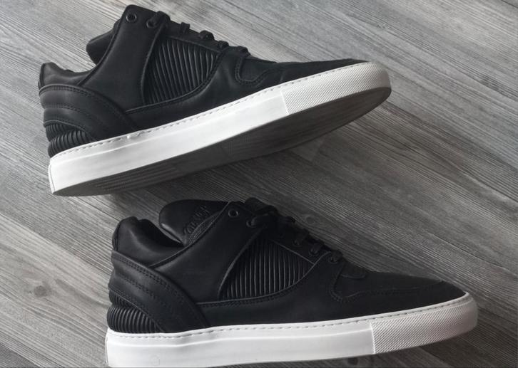 Filling Pieces zwart leer maat 44, Kleding | Heren, Schoenen, Zo goed als nieuw, Sneakers of Gympen, Zwart, Ophalen of Verzenden