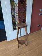 Vintage brocante art deco stijl planten tafeltje piëdestal, Ophalen, Gebruikt